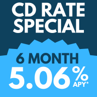 VISIONBank CD Rate Special - 6 Month at 5.06% APY