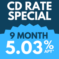 VISIONBank CD Rate Special - 9 Month at 5.03% APY