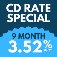 VISIONBank CD Rate Special - 9 Month at 3.52% APY