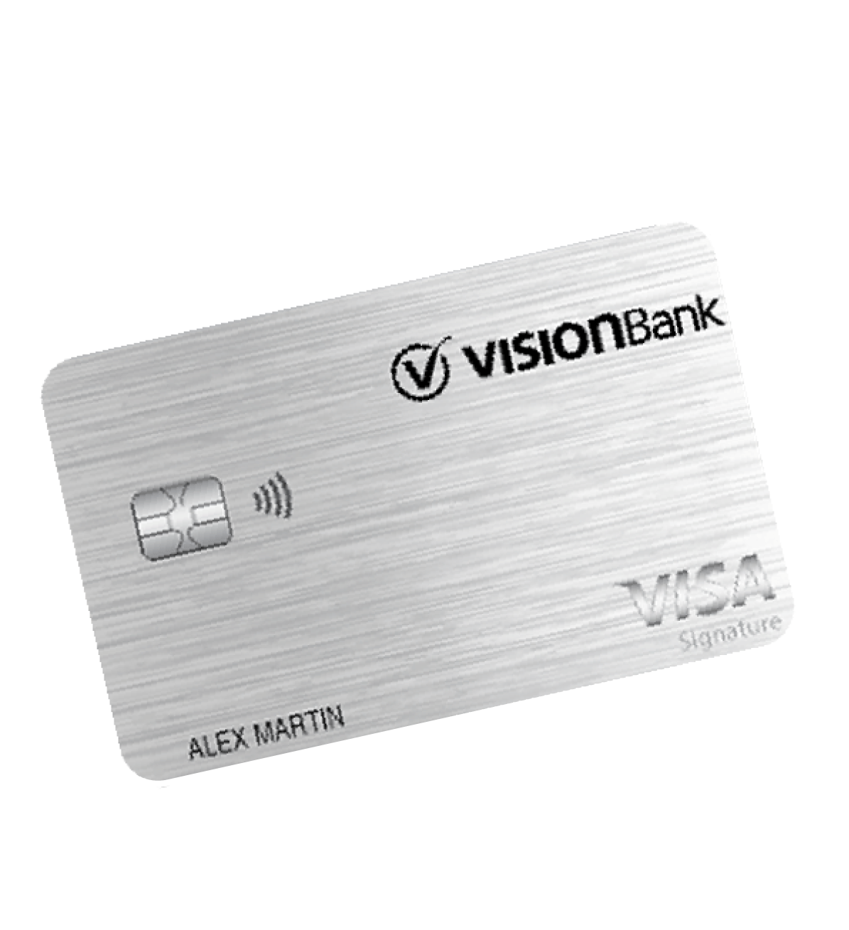 CREDIT-CARD Silver VISIONBank Credit Card