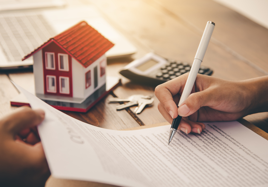 Signing for a mortgage loan